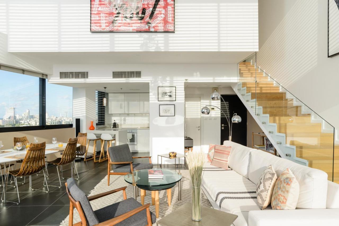 American Colony - Neve Tsedek - Sea View Stylish Duplex - Gym & Pool Appartement Tel-Aviv